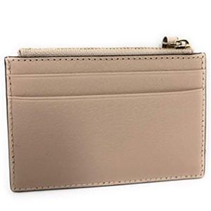 KATE SPADE ADI LEATHER CARD WALLET COIN (ALMOND)